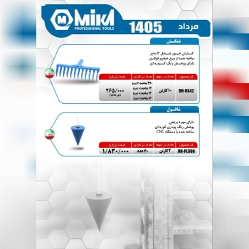 شاقول ۳۰۰ گرم و شنکش جور میکا ساخت ایران موجود میباشد 