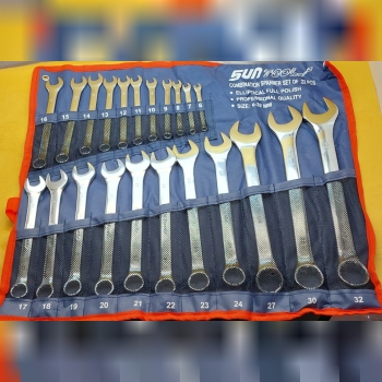  ست آچار یکسر رینگ 22 عددی SUN TOOLS