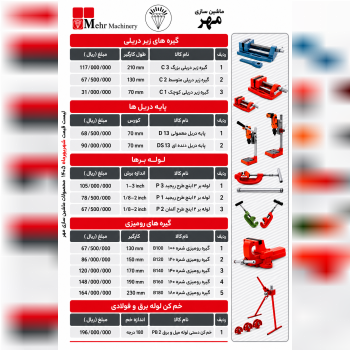 محصولات ماشین سازی مهر