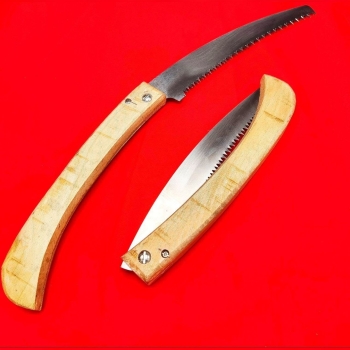 اره تاشو دسته چوبی 