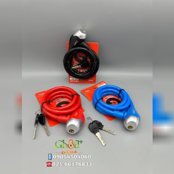  قفل دوچرخه کامپیوتری TGR1 روکش PVC مغزی برنجی کلی