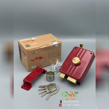  قفل حیاطی طرح ایزو یوتاب سیلندر دوطرف تمام برنج ز