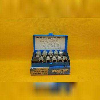  جعبه آلن بکسی1/2 درایو 10 پارچه مستر