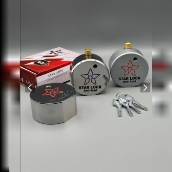 قفل گرد پشت بسته سایز ۸۰ استار کارتن ۱۸ عددی کیفیت