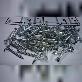 ⭕️ میخ فولادی سفید شیاردار چینی با ضمانت کیفیت در 