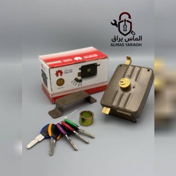 ⭐️قفل حیاطی کلید دوشیار ایساتیس⭐️