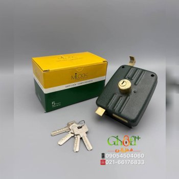 فروش ویژه قفل حیاطی میلاک سیلندر تمام برنج ۵کلید کامپیوتری برنجی زبانه برنجی با ضمانت خرابی تعداد در