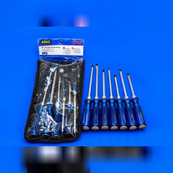 پیچ گوشتی ضربه خور دوسو چهارسو 7عددی ARIO