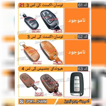 کاتالوگ کاور ریموت چرم طبیعی 21