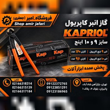 گاز انبر "9 و "10 اینچ Kapriol 