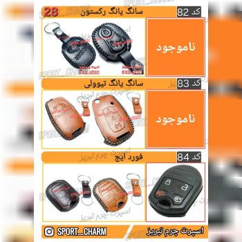 کاتالوگ کاور ریموت چرم طبیعی 28