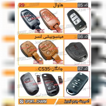 کاتالوگ کاور ریموت چرم طبیعی 29