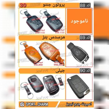 کاتالوگ کاور ریموت چرم طبیعی 30