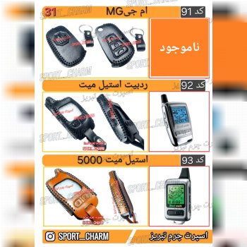 کاتالوگ کاور ریموت چرم طبیعی 31