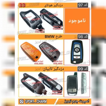کاتالوگ کاور ریموت چرم طبیعی 33