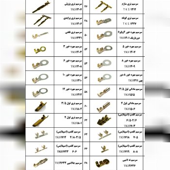 سرسیم برنجی فیشی،گرد،نری و