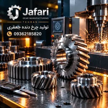 تولید چرخ دنده تهران / دنده زنی تهران 