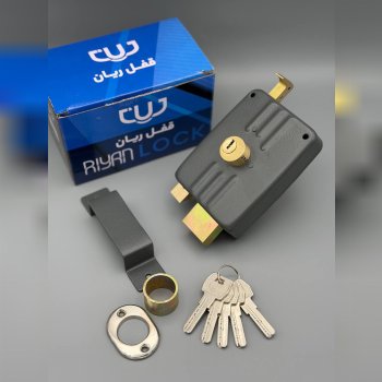 قفل حیاطی طرح ایزو ریان سیلندر دوطرف تمام برنج زبانه برنجی ۵ کلید کامپیوتری پایه بلند ۵ سال ضمانت خر